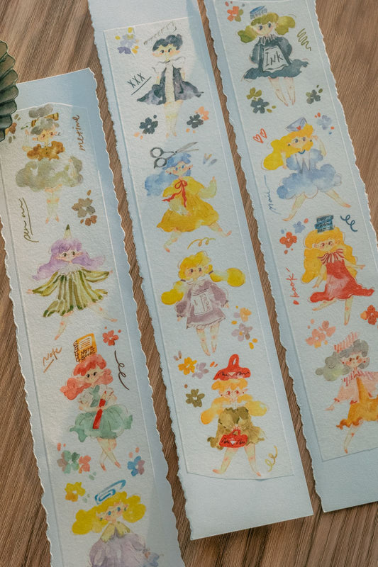Meow Illustration Washi Tape - Stationery Fairy
