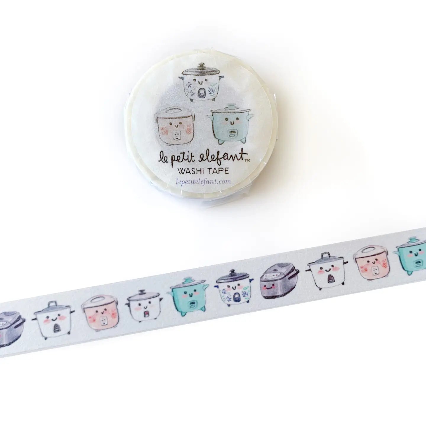 Le Petit Elefant Washi Tape - Vintage Rice Cooker