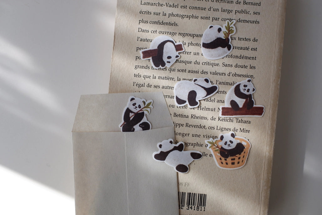 Suatelier Cereal Stickers - Baby Panda