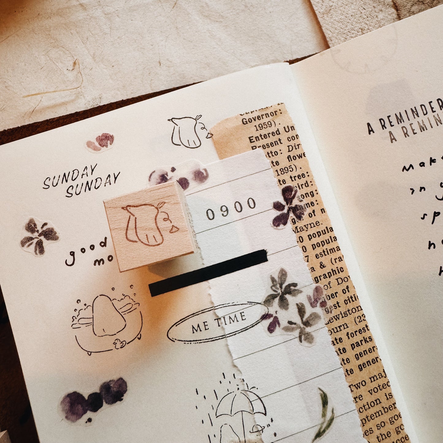 PensPapersPlanner Series 8 Rubber Stamps - Silhouette 108-120