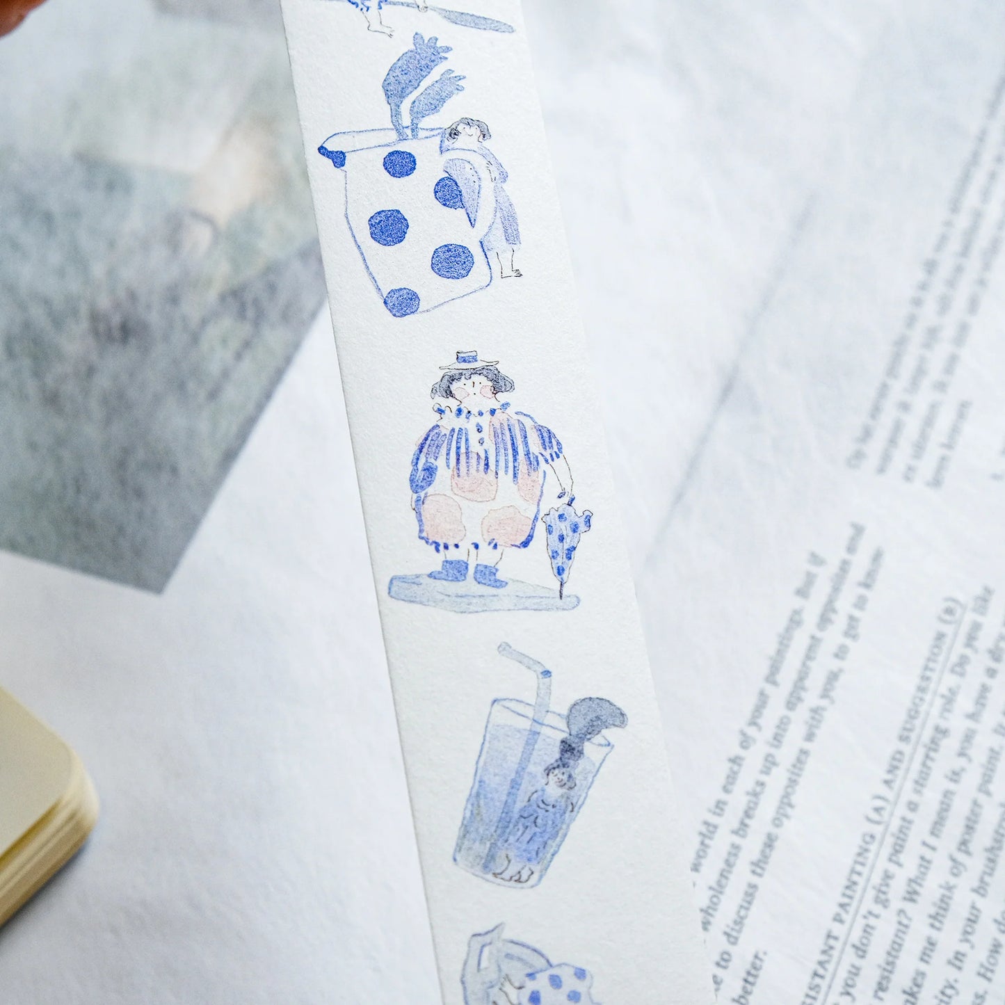 dodolulu Washi Tape - Blue and White