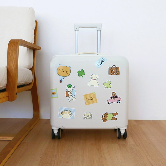Suatelier Travel Sticker Pack - Cat's Happy Trip