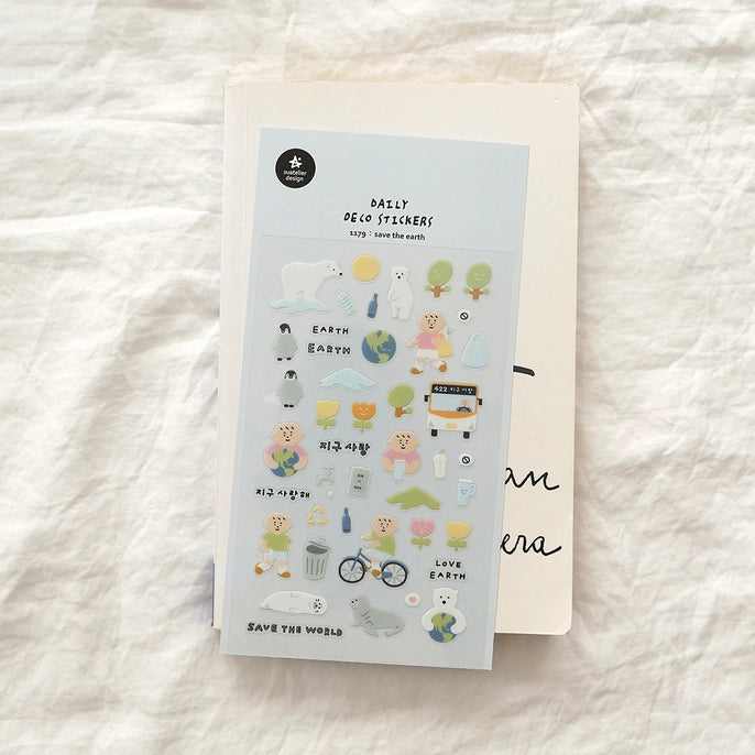 Suatelier Save the Earth Stickers