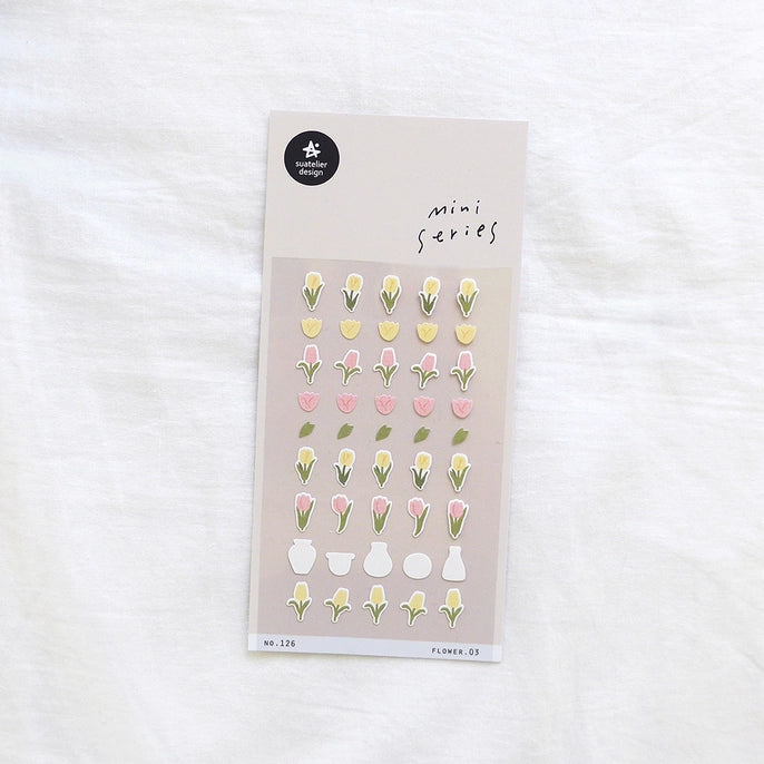 Suatelier Deco Flower 03 Mini Series Stickers