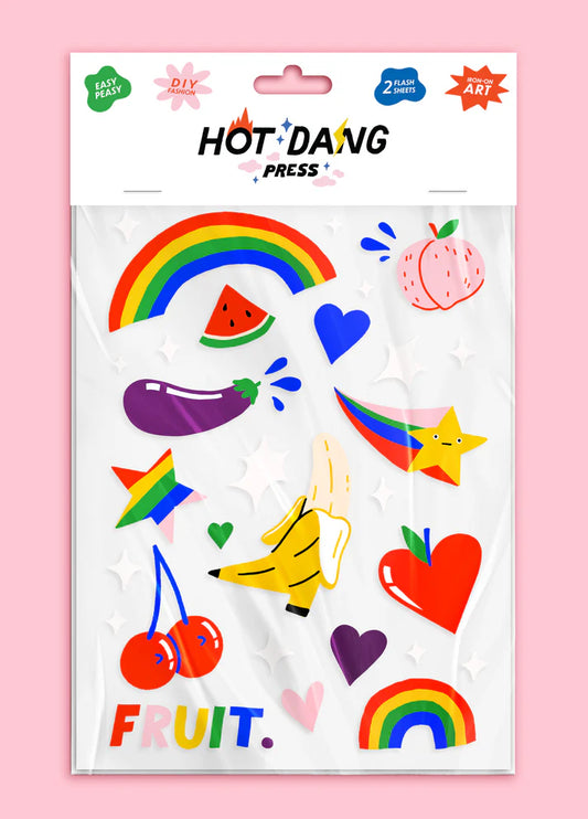 Hot Dang Press Iron-on Sheet Set - Feeling Fruity