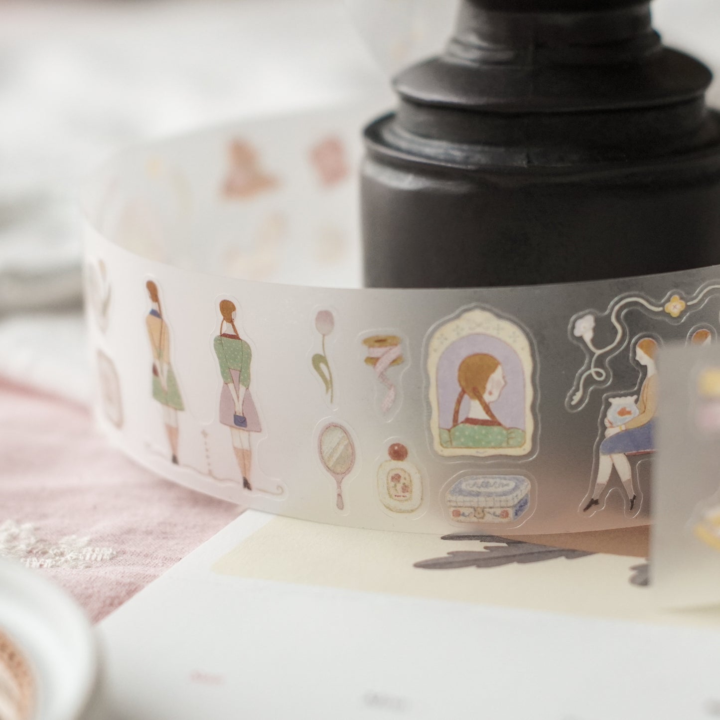 Teayou Kiss Cut PET Tape - Twins
