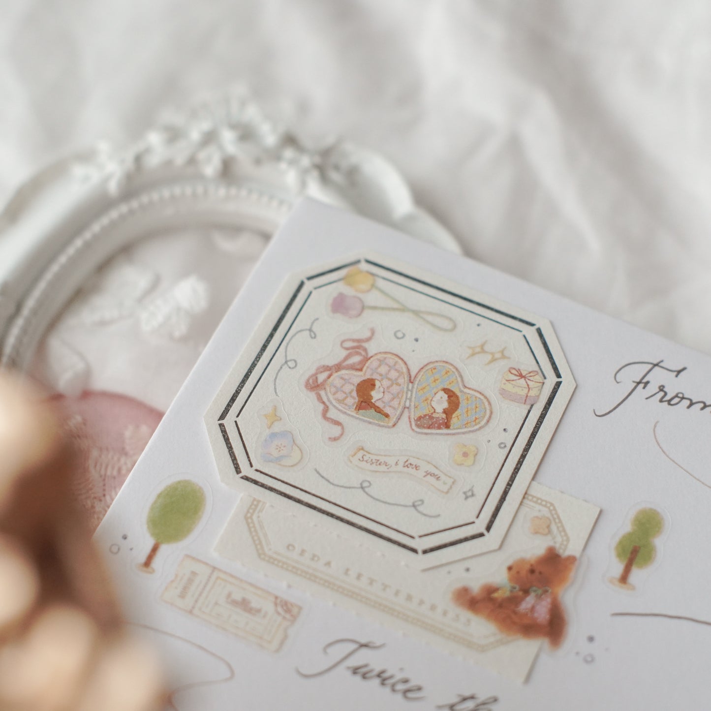 Teayou Kiss Cut PET Tape - Twins
