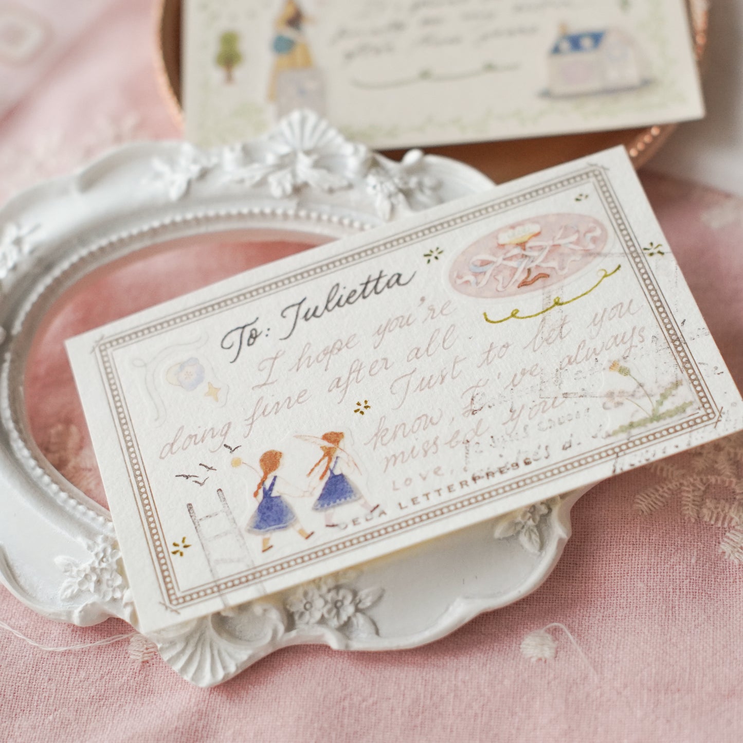 Teayou Kiss Cut PET Tape - Twins