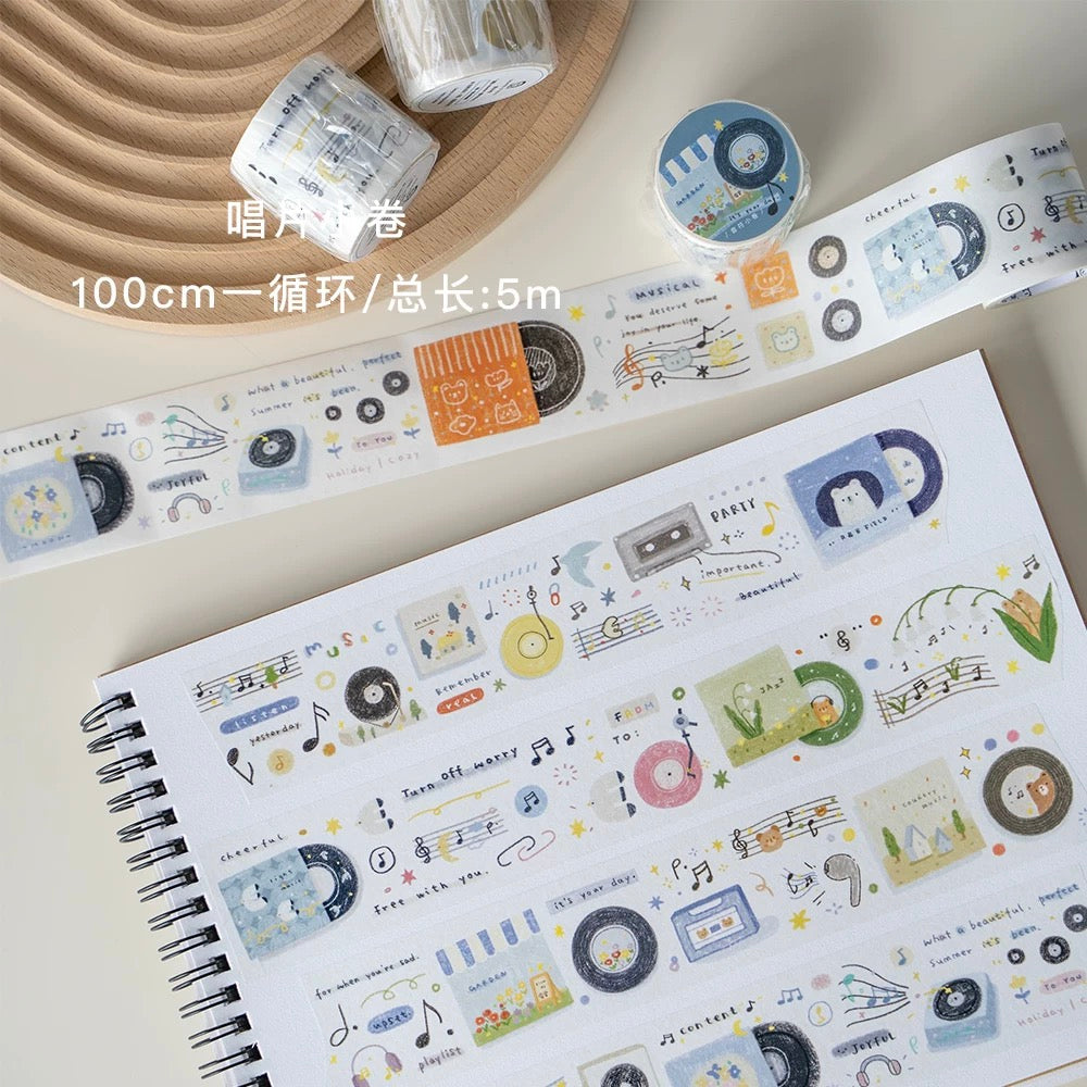 Orange Studio Washi Tape - Music