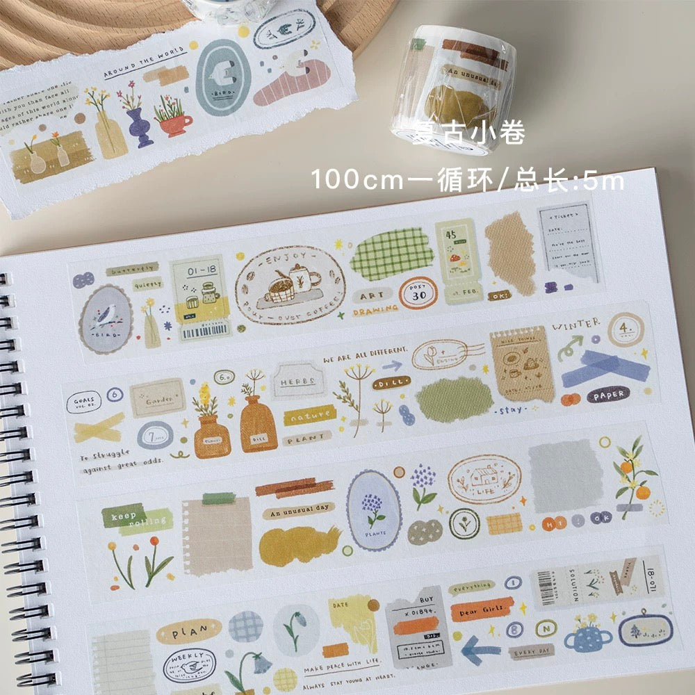 Orange Studio Washi Tape -Vintage