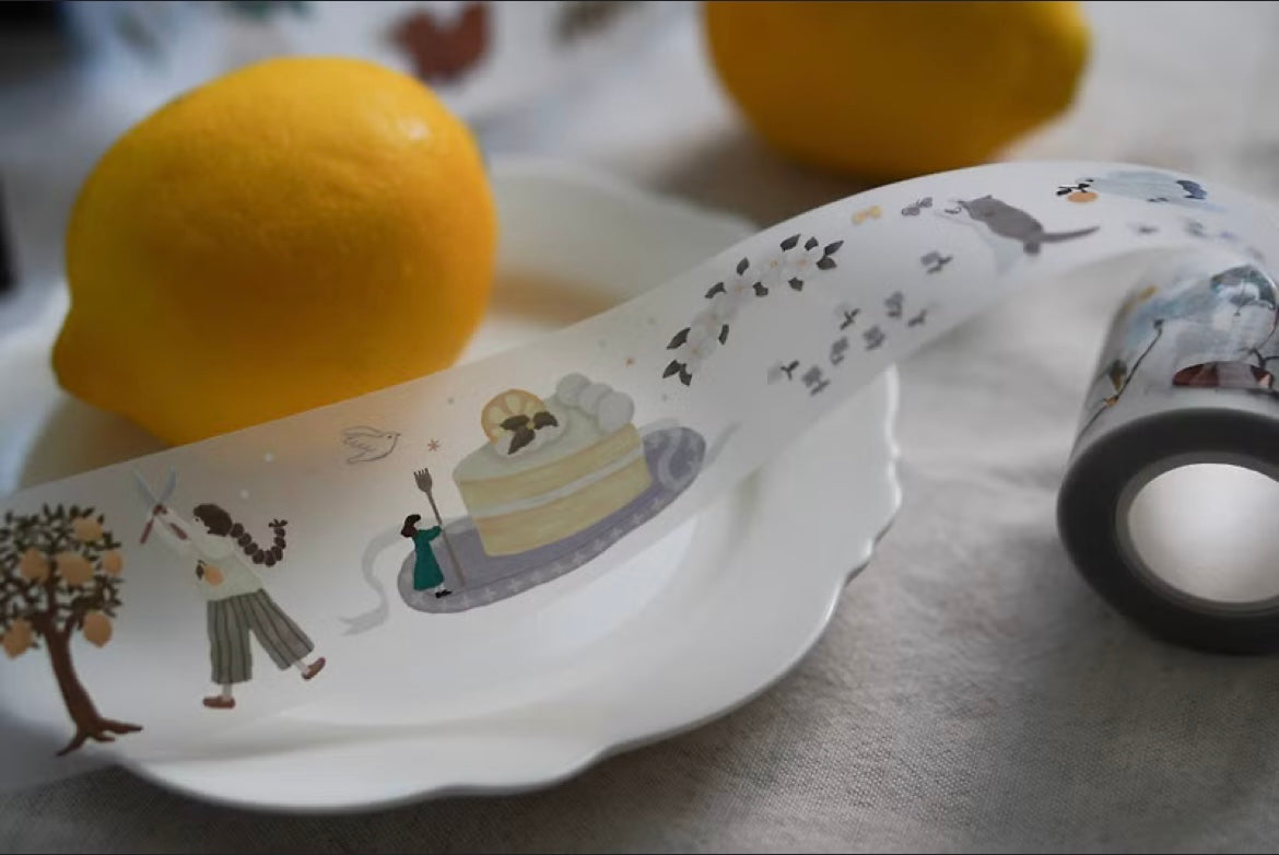Ivy Snow PET Tape - Lemon Tree
