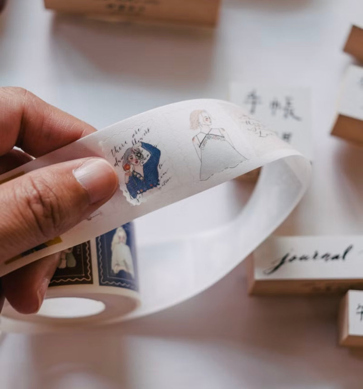 La Dolce Vita Washi Tape - Sweet Post (Kiss Cut)