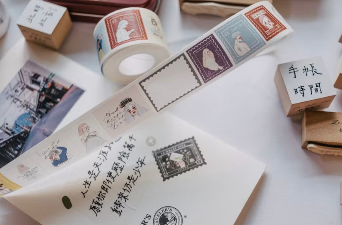 La Dolce Vita Washi Tape - Sweet Post (Kiss Cut)