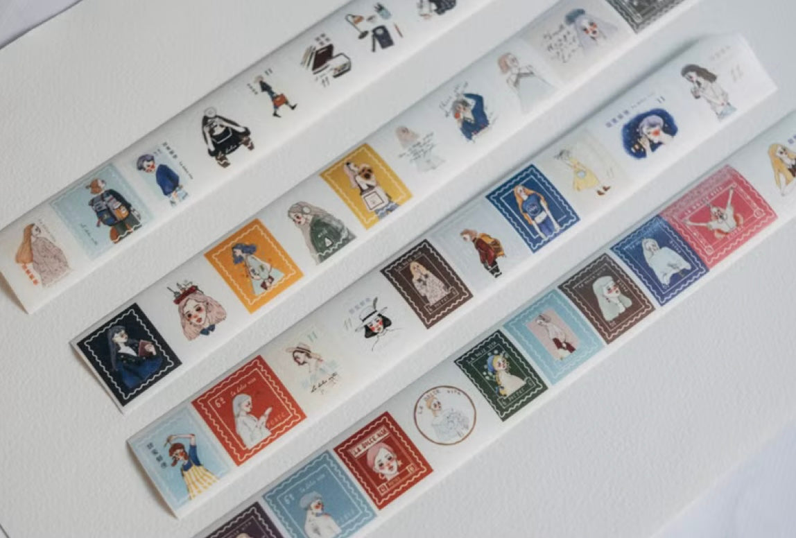La Dolce Vita Washi Tape - Sweet Post (Kiss Cut)