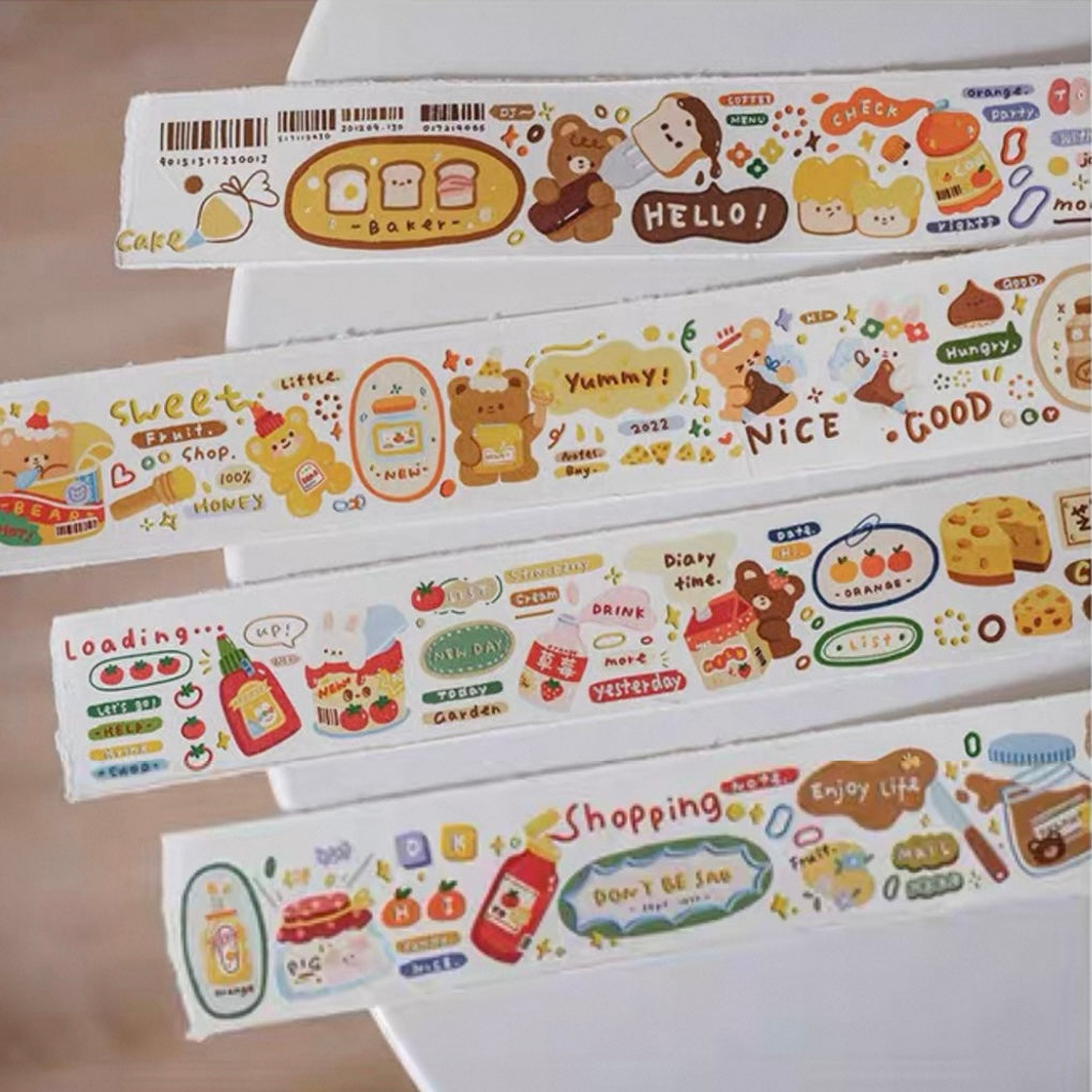 Orange Studio Washi Tape - Cream and Jam