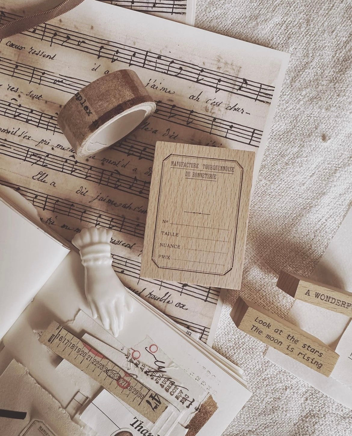 Penny Fei Vintage Tag Series Rubber Stamps