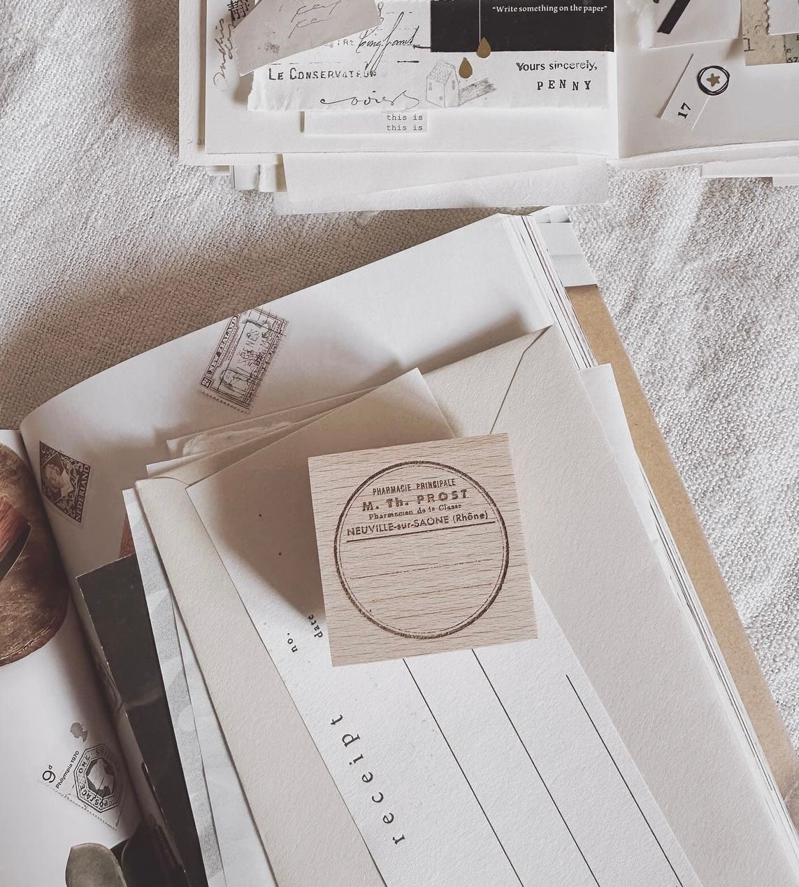 Penny Fei Vintage Tag Series Rubber Stamps