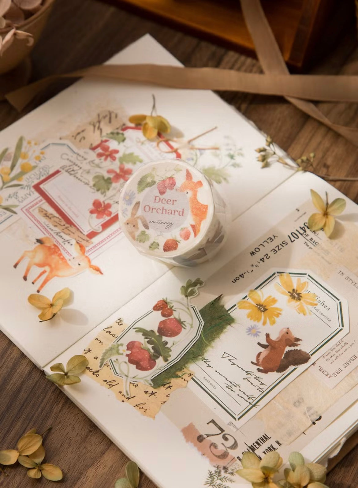 wwiinngg Washi Tape - Deer Orchard