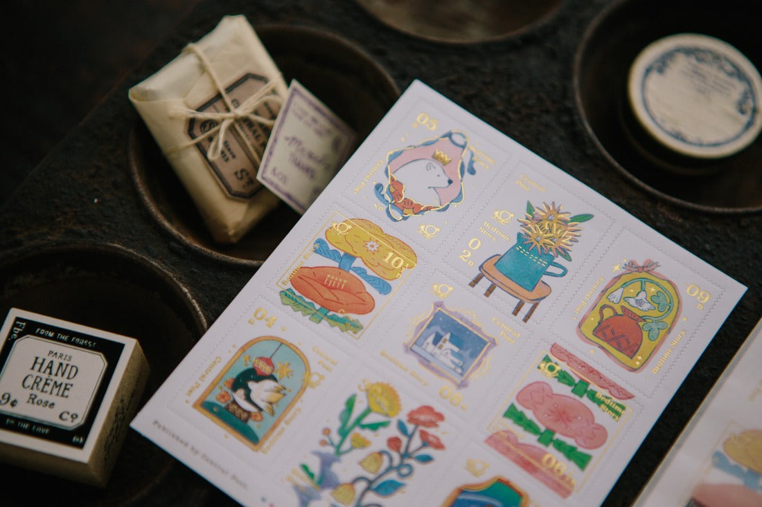 OURS Studio Stamp Stickers - Bedtime Story