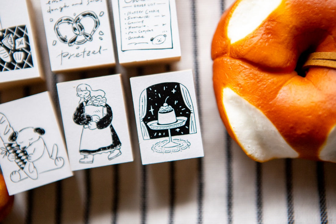 OURS Studio Rubber Stamps - The Gift Bakery Series