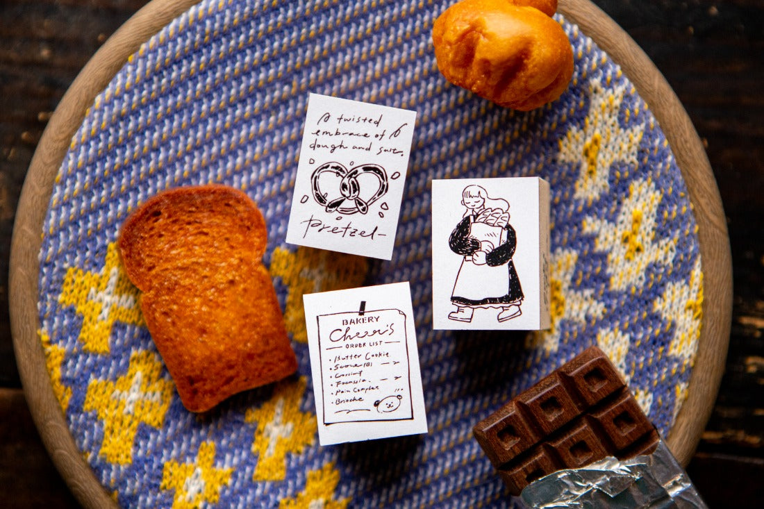 OURS Studio Rubber Stamps - The Gift Bakery Series
