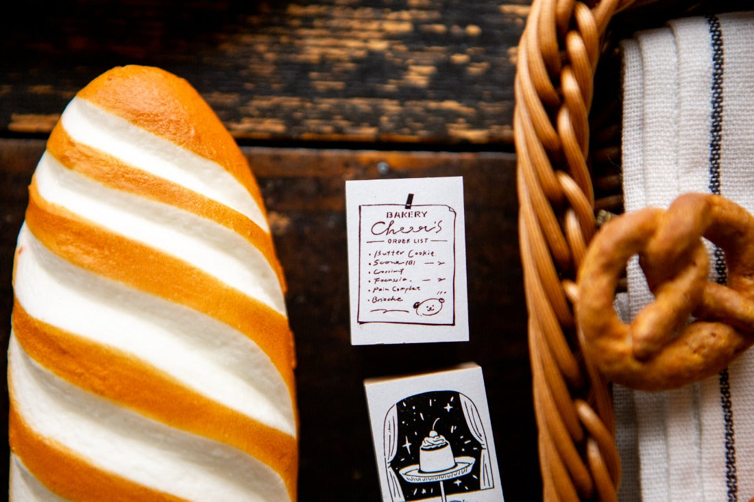 OURS Studio Rubber Stamps - The Gift Bakery Series