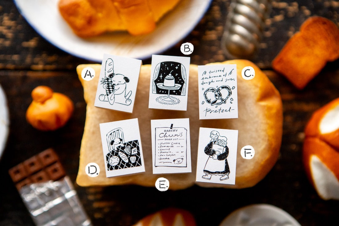 OURS Studio Rubber Stamps - The Gift Bakery Series