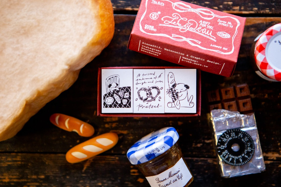 OURS Studio Rubber Stamps - The Gift Bakery Series