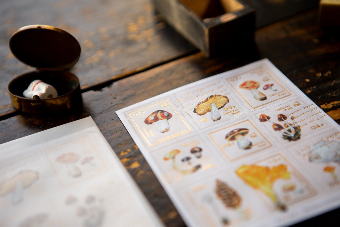 OURS Studio Stamp Stickers - Mushroom Recipe