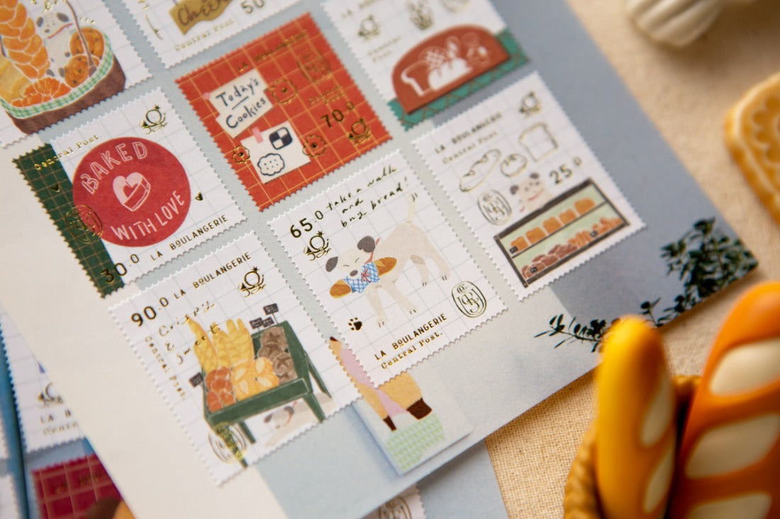 OURS Studio Stamp Stickers - Bakery Cheers