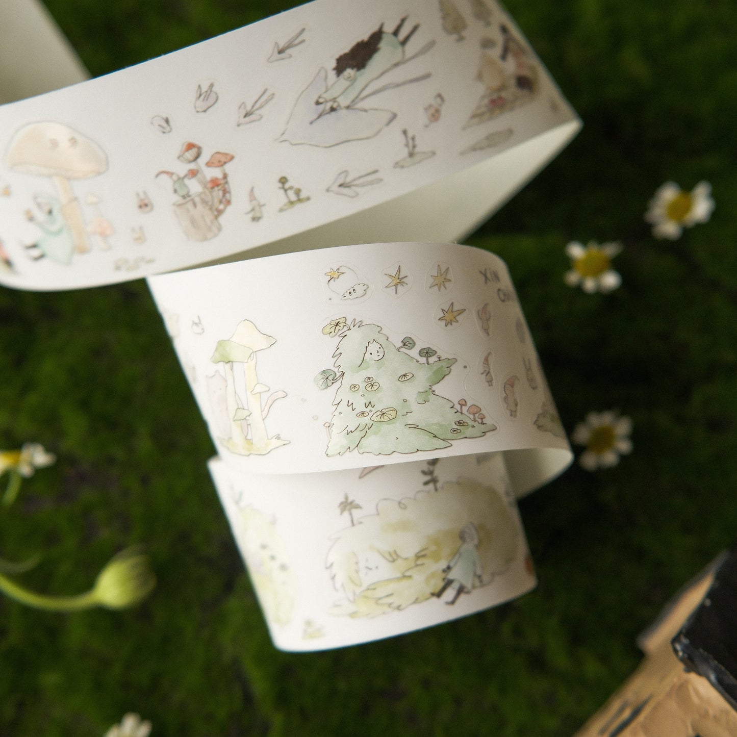 Teayou Kiss Cut PET Tape - Ji Ji in the Forest