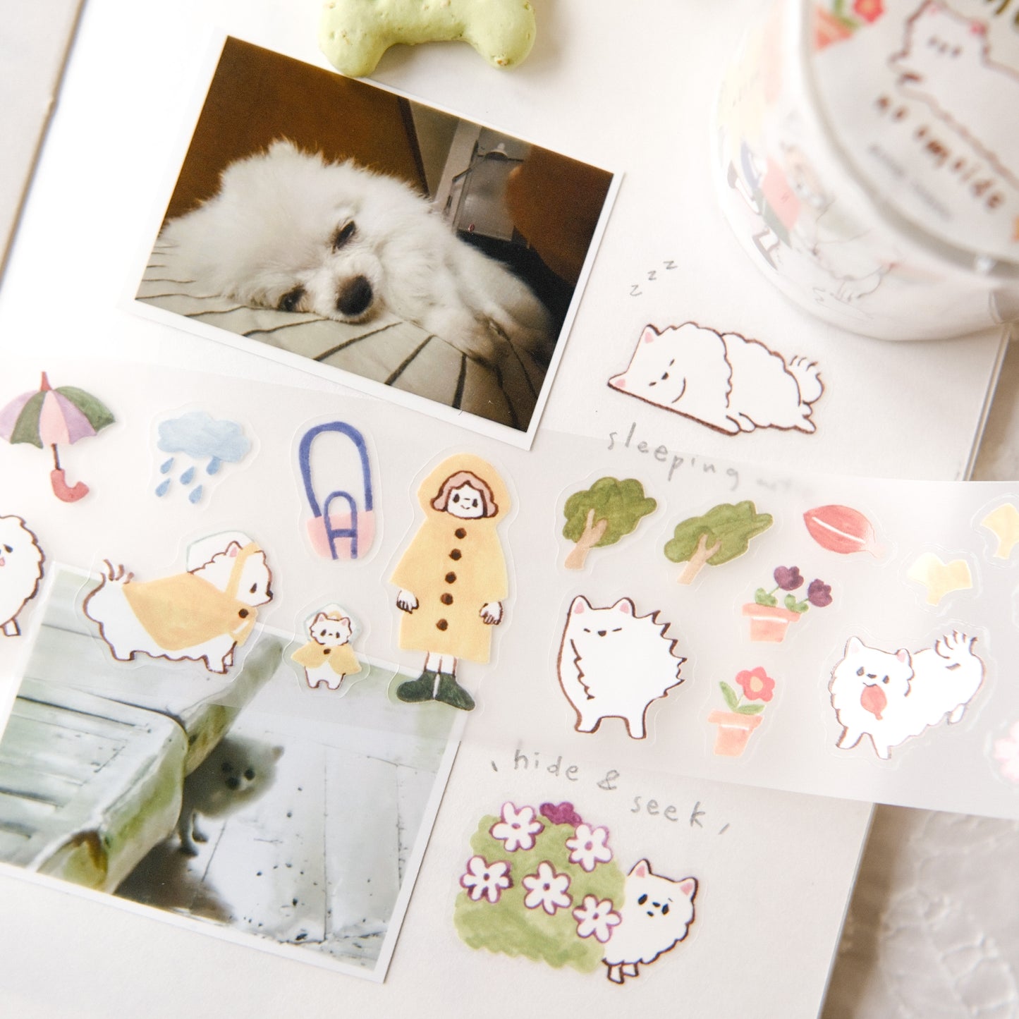 Teayou Kiss Cut PET Tape - Kome-Chan