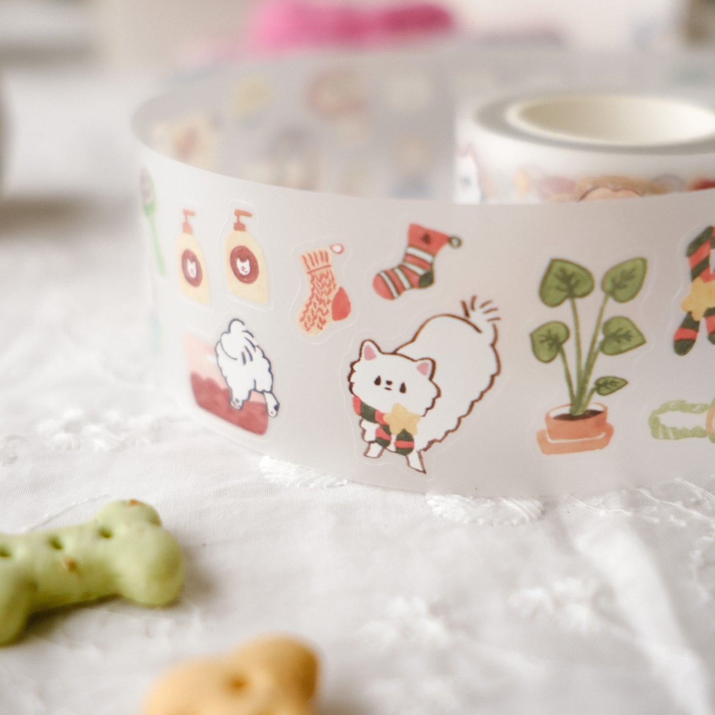 Teayou Kiss Cut PET Tape - Kome-Chan