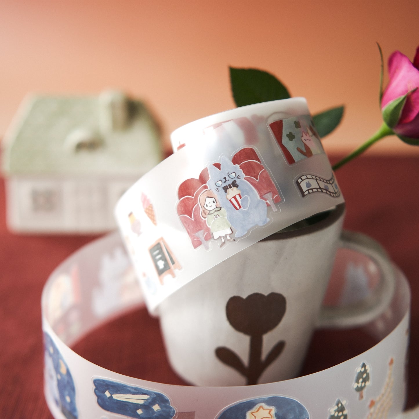 Teayou Kiss Cut PET Tape - Neko Boyfriend Vol 2