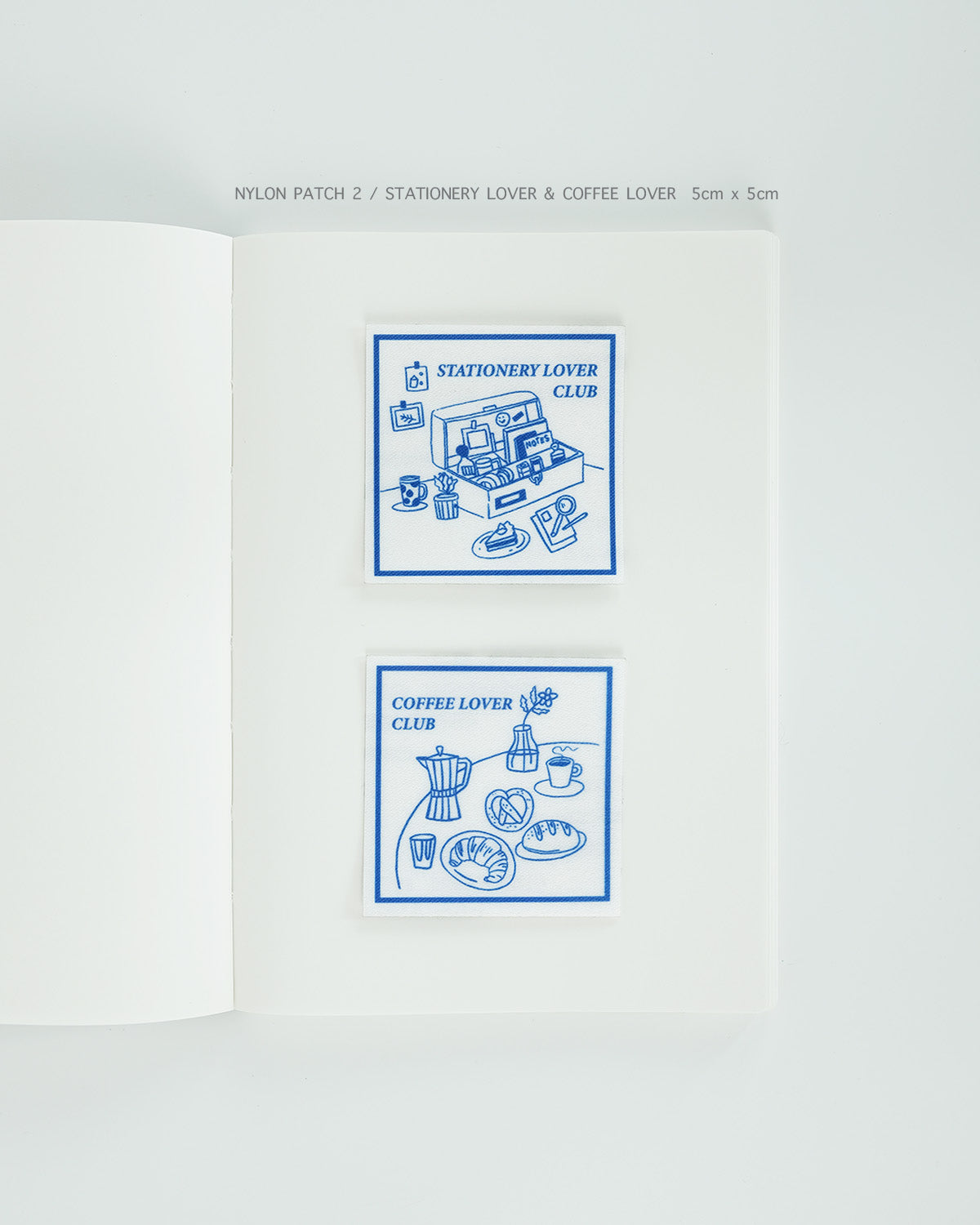 Kurukynki Nylon Patches - Stationery and Coffee Lover