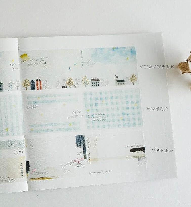YOHAKU Roll Sticky Notes Gingham R006