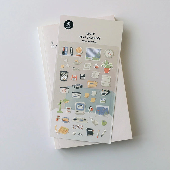 Suatelier Retro Office Stickers