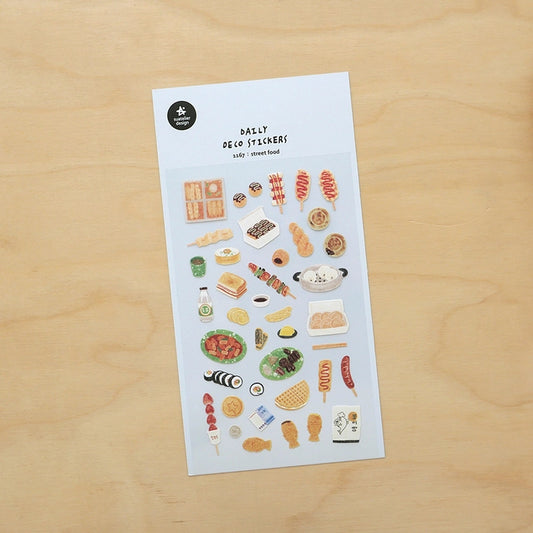 Suatelier Street Food Stickers
