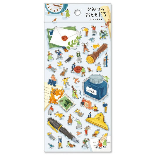 Mind Wave Secret Friends Sticker Sheet - Secret Letter Writing