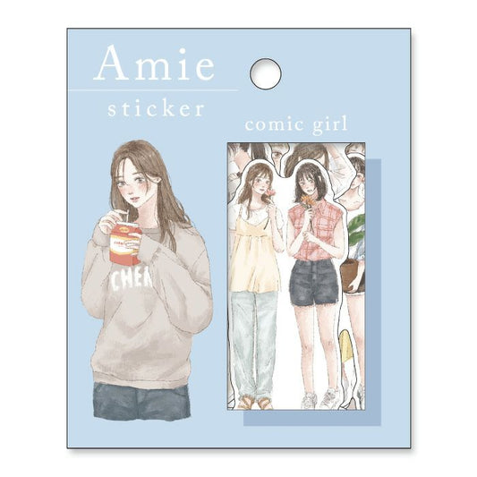 Mind Wave Amie Sticker Flakes - Comic Girl
