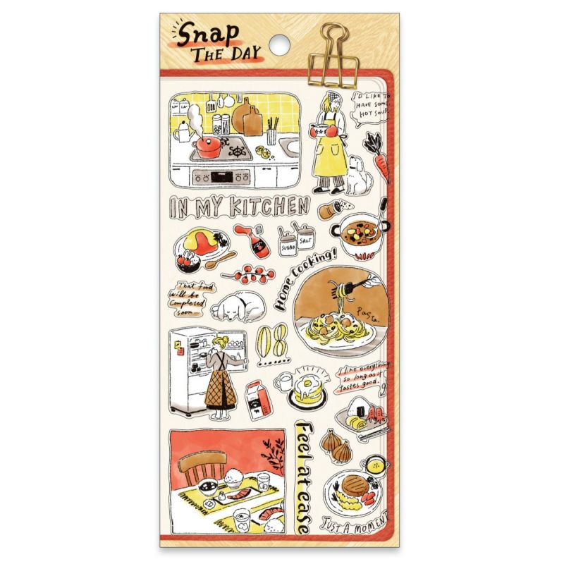 Mind Wave Snap the Day Sticker Sheet - Cooking