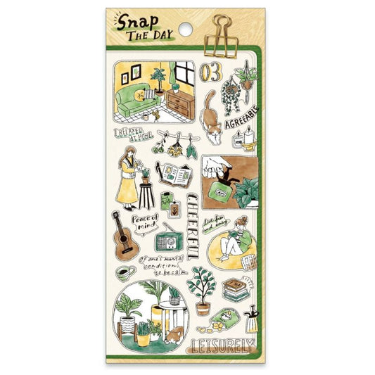 Mind Wave Snap the Day Sticker Sheet - Relaxing