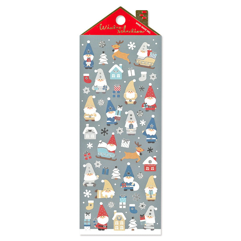 Mind Wave Winter Selection Sticker Sheet - Gnomes