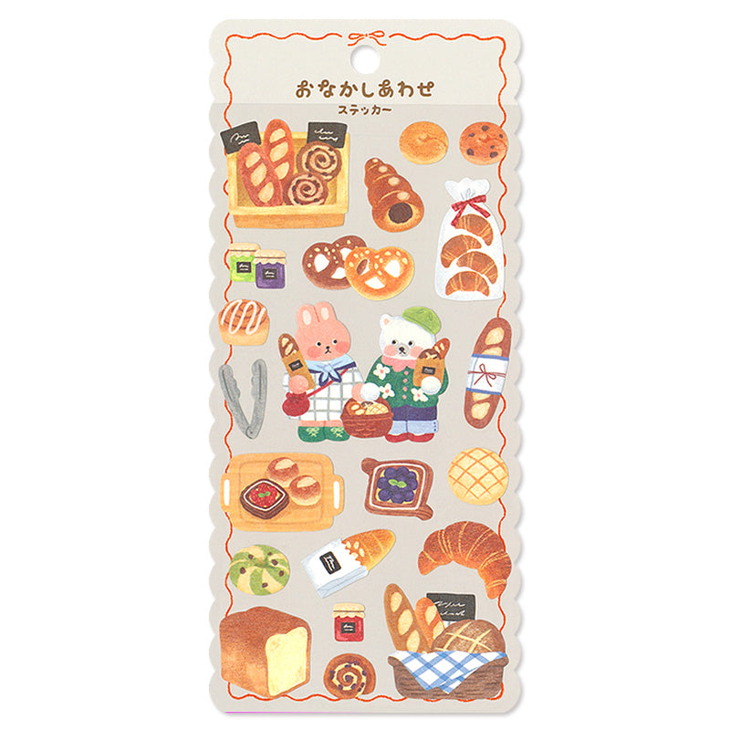 Mind Wave Happy Belly Sticker Sheet - Fluffy Bakery