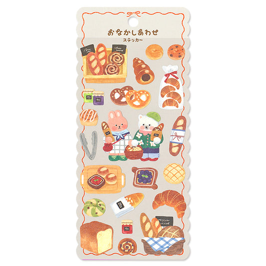 Mind Wave Happy Belly Sticker Sheet - Fluffy Bakery