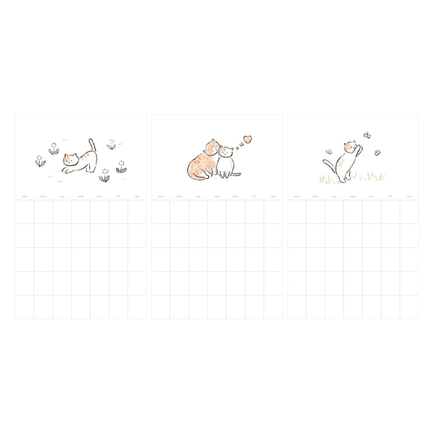 Suatelier Undated Monthly Plan Stickers 4