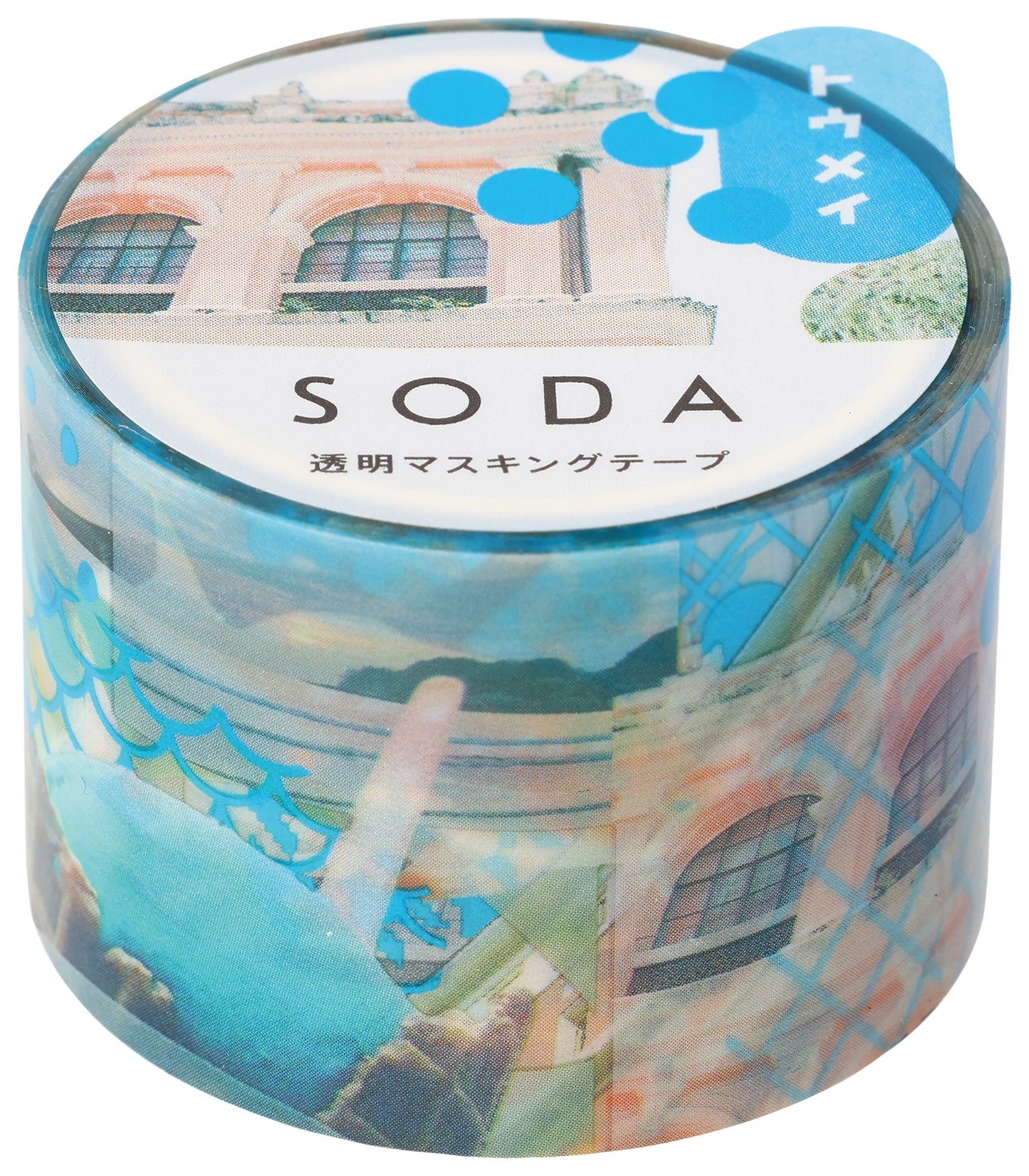 King Jim Hitotoki Soda Transparent Masking Tape - Photo