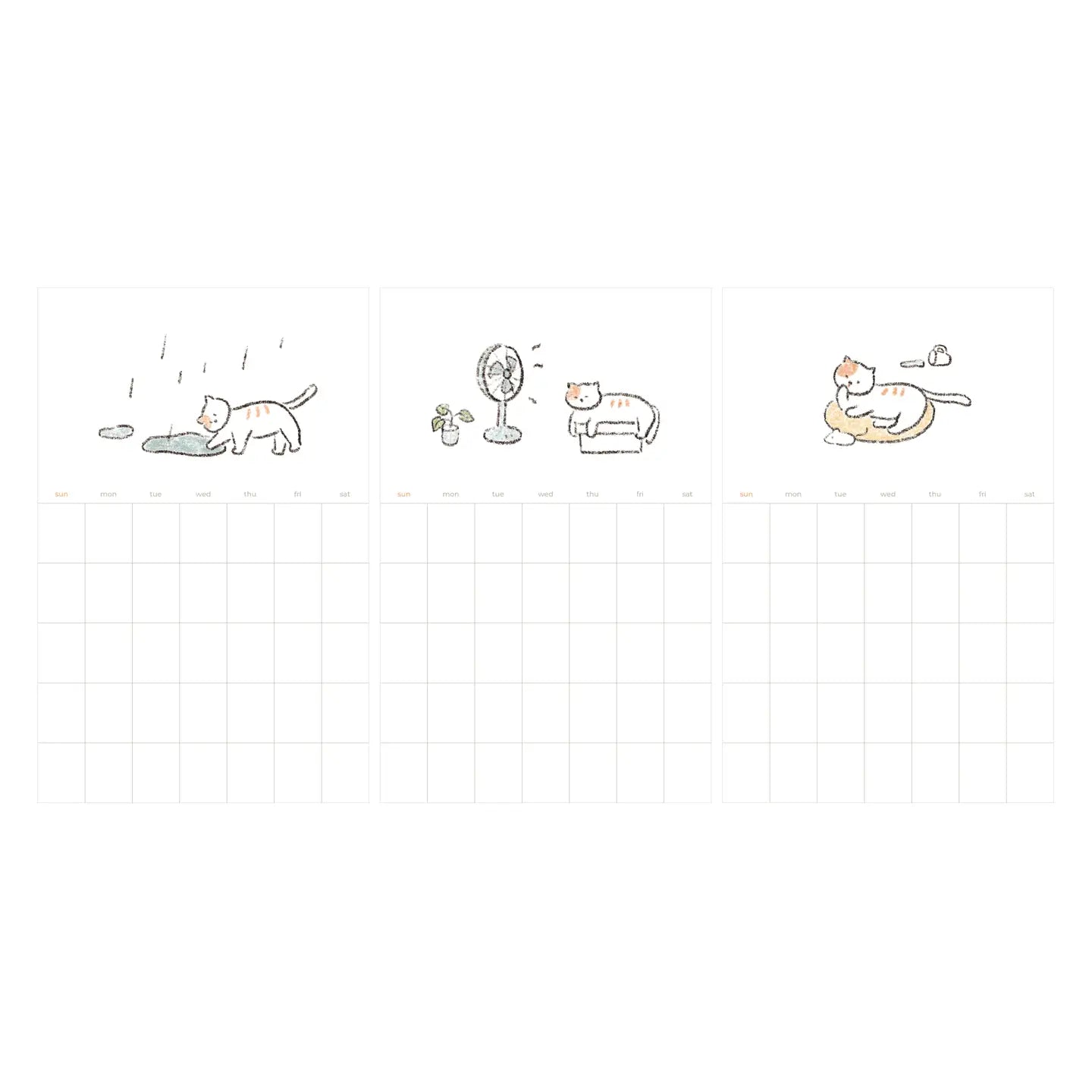 Suatelier Undated Monthly Plan Stickers 4