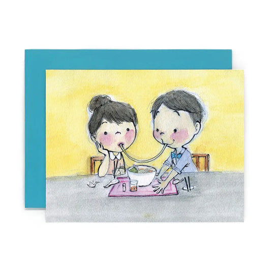 Le Petit Elefant Greeting Card - Ramen Kiss