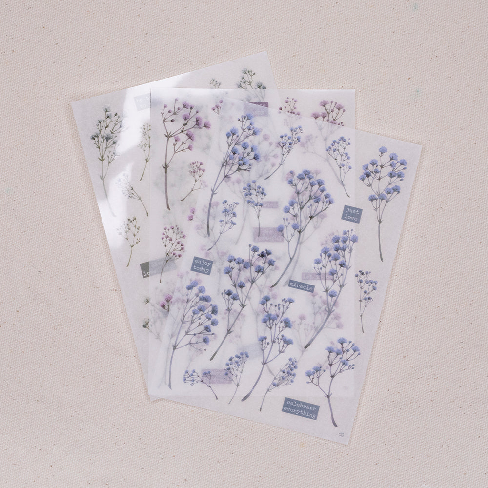 Loi Design Transfer Sticker - Gypsophila